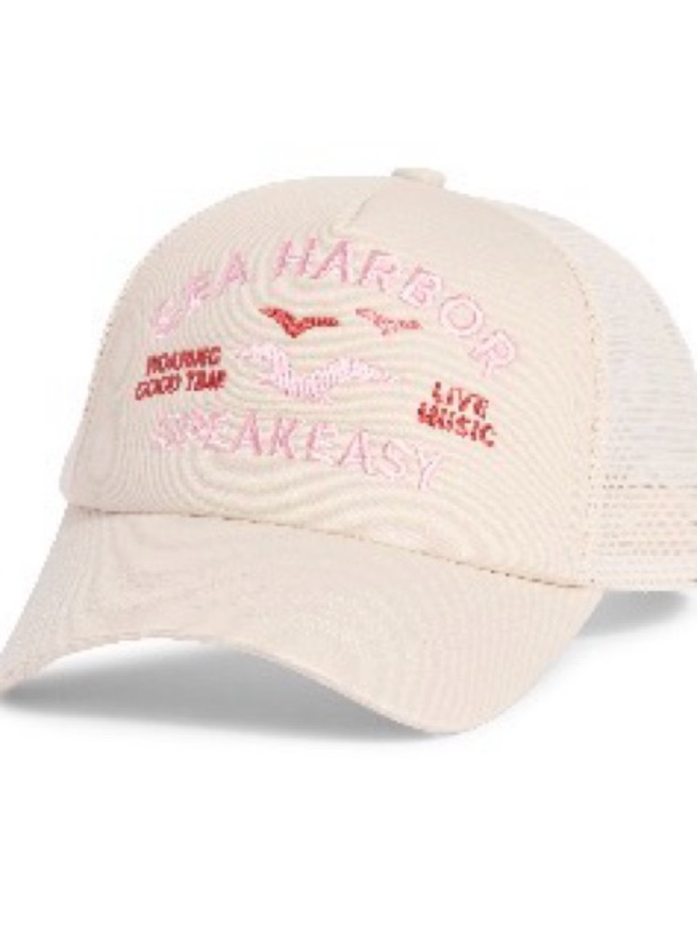 Worn West Sea Harbor Speakeasy Trucker Hat NWT